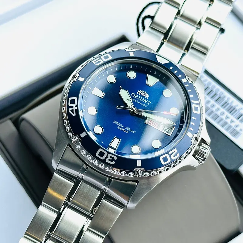 Orient Ray II Automatic 200M Blue Dial Men's Watch- FAA02005D9